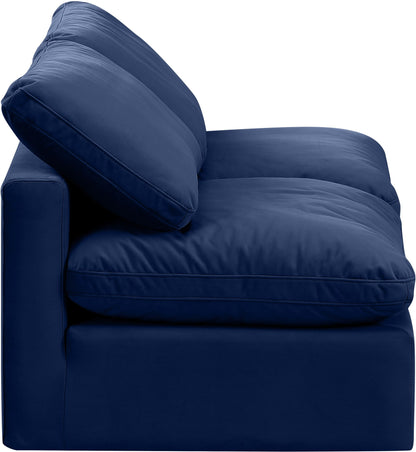 Indulge - Velvet 2 Seat Modular Armless Sofa