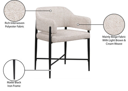 Dame - Fabric Upholstered Dining Chair (Set of 2)