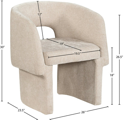 Emmet - Chenille Dining Chair / Accent Chair