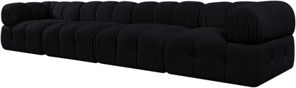 Orin - Fabric Velvet 4 Piece Modular Sofa