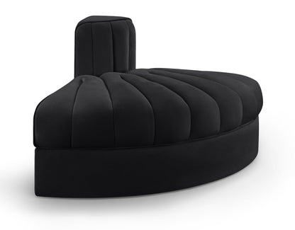 Rummi - Velvet Performance Fabric Upholstered Modular Chair