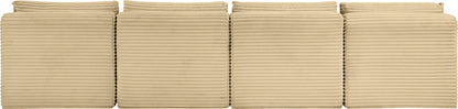 Shaggy - 4 Seat Modular Armless Sofa
