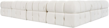 Orin - L-Shaped Velvet 6 Piece Modular Sectional