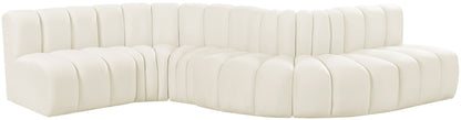 Arc - Velvet 6 Piece Curved Modular Sofa