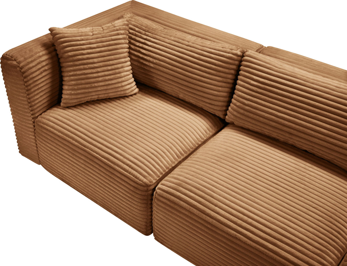 Shaggy - Fabric 3 Piece Modular Sectional