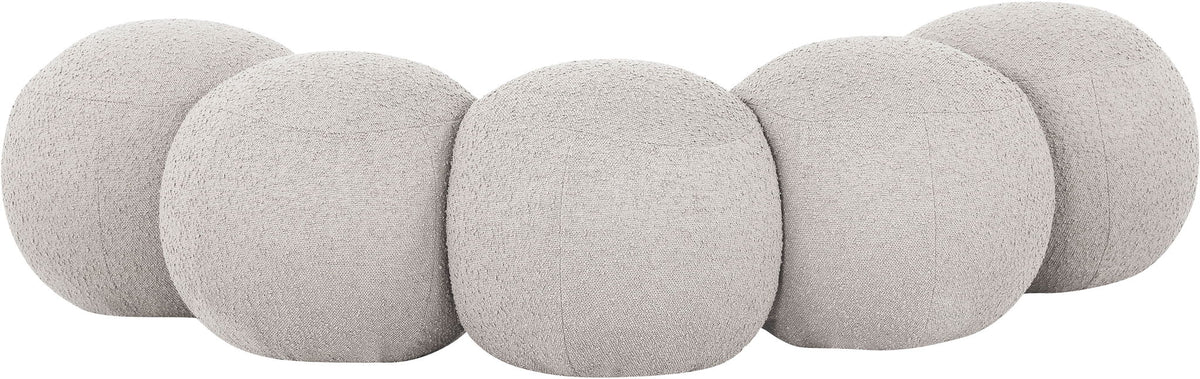 Apollo - Boucle Fabric Bench