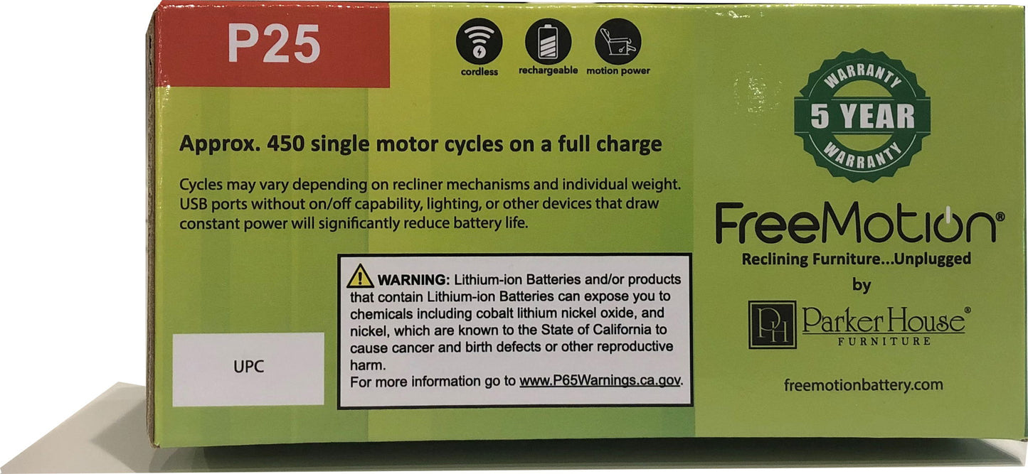 Freemotion - Battery 2500mAh And Universal Bracket - Black