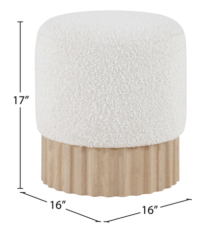 Veranda - Ottoman / Stool With Natural Base