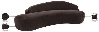 Caspian - Chenille Fabric Upholstered Sofa