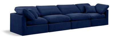 Indulge - Velvet 4 Seat Modular Sofa