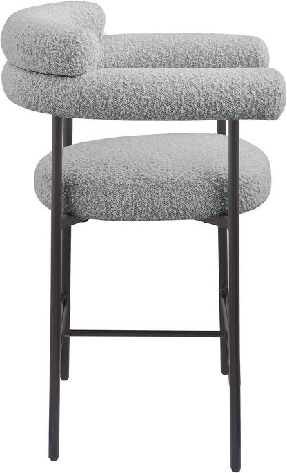 Blake - Counter Stool With Black Base (Set of 2)