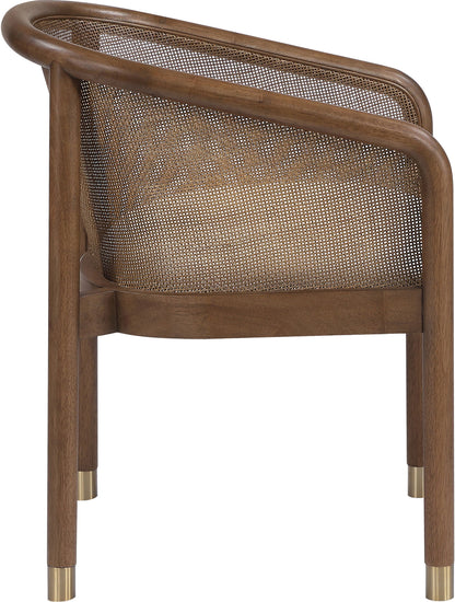 Sylvan - Vegan Leather Dining Chair (Set of 2) - Brown Frame