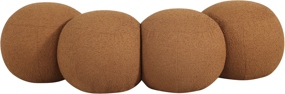 Apollo - Boucle Fabric Bench