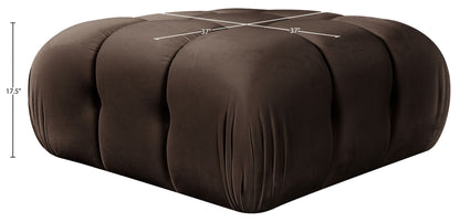 Orin - Velvet Performance Fabric Upholstered Modular Ottoman