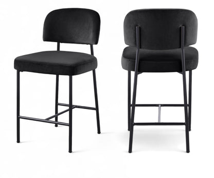 Zarelle - Performance Fabric Upholstered Counter Stool (Set of 2)