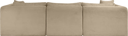 Shaggy - Fabric 4 Piece Modular Sectional