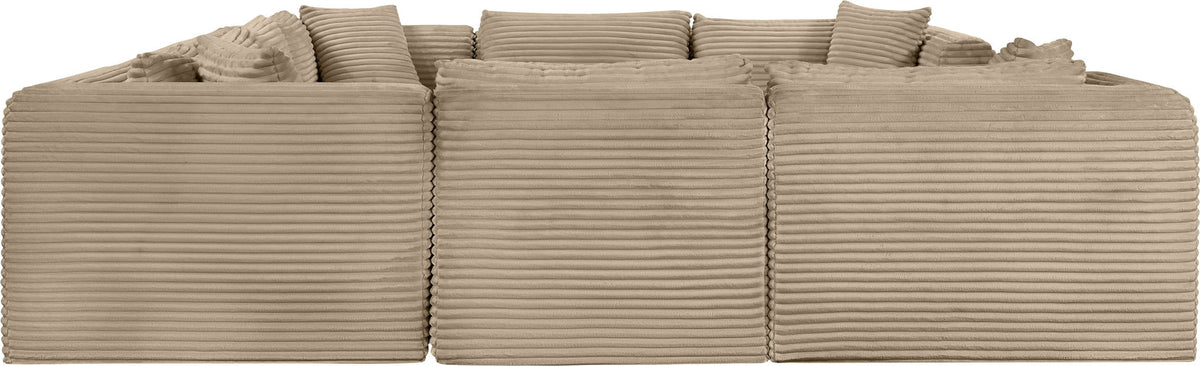 Shaggy - Fabric 8 Piece Modular U-Shaped Sectional