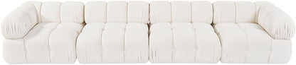 Orin - Fabric Velvet 4 Piece Modular Sofa