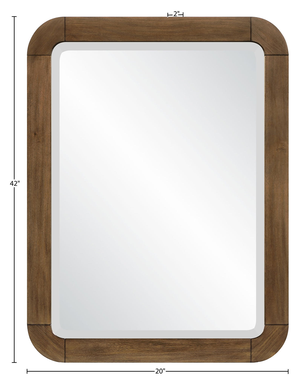Tiberio - Solid Wood Mirror