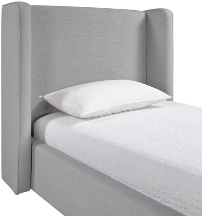 Kendall - Linen Textured Fabric Upholstered Bed