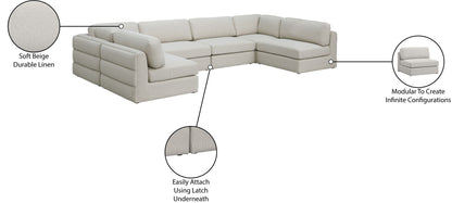 Beckham - 6 Piece Modular Sectional
