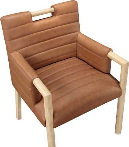 Aimee - Dining Arm Chair - Light Brown Legs