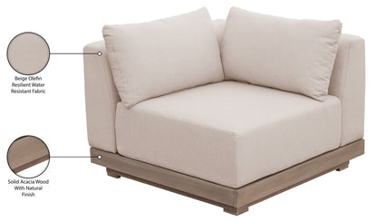Solace - Olefin Performance Fabric Outdoor Patio Modular Corner Chair