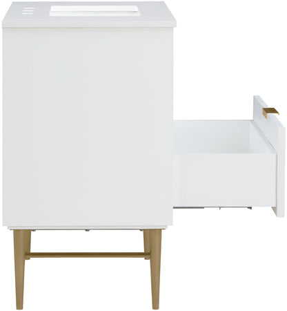 Modernist - Bathroom Vanity With Gold Legs