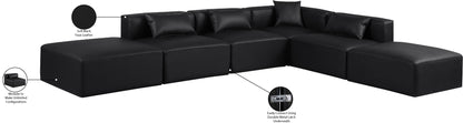 Cube - 6 Piece Modular Corner Armless Sectional