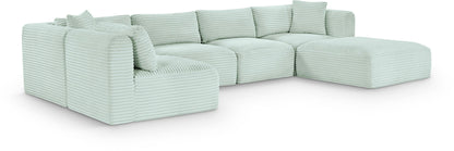 Shaggy - 6 Piece Modular U-Shaped Sectional