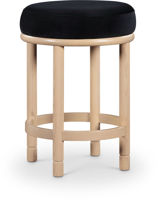 Monette - Counter Stool With Natural Base