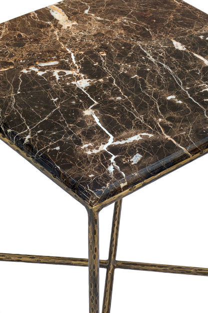 Valen - Marble And Iron Table