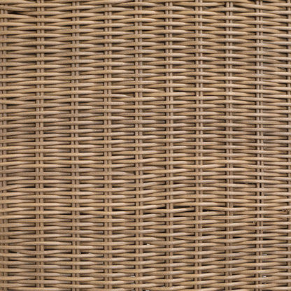 Sandbay - Olefin Water Resistant Fabric And Wicker Outdoor Patio Sofa