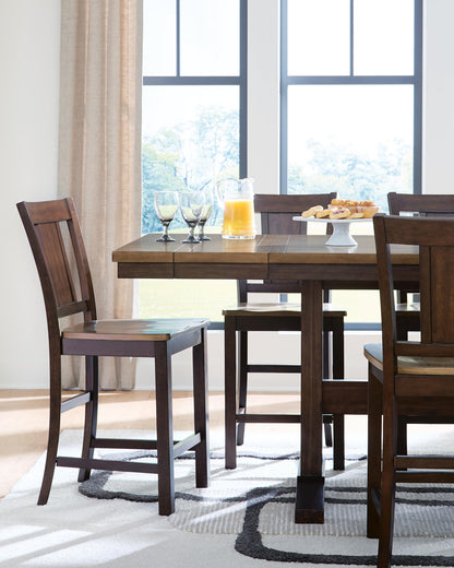 Rylandeen - Counter Height Extension Dining Table Set