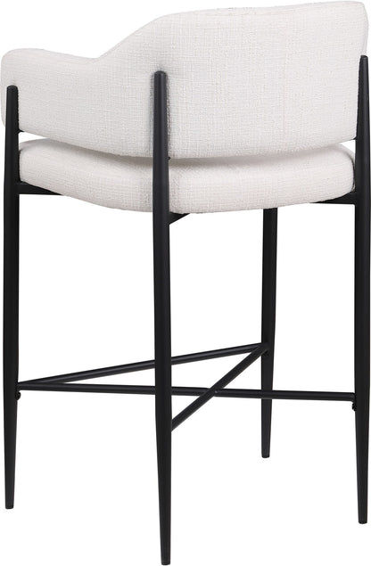 Dame - Fabric Upholstered Counter Stool (Set of 2)