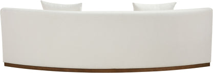 Avanti - 104" Chenille Fabric Upholstered Sofa