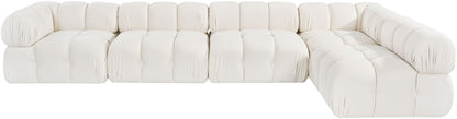 Orin - Velvet 5 Piece Modular Sectional