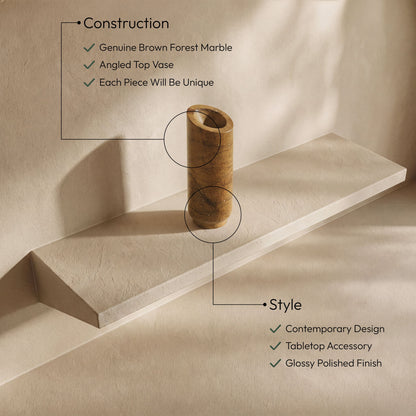Lochlan - Genuine Marble Vase