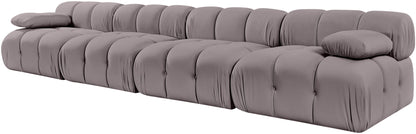 Orin - Velvet 4 Piece Modular Sofa