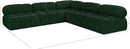 Ames - 5 Piece Fabric Modular Corner Sectional