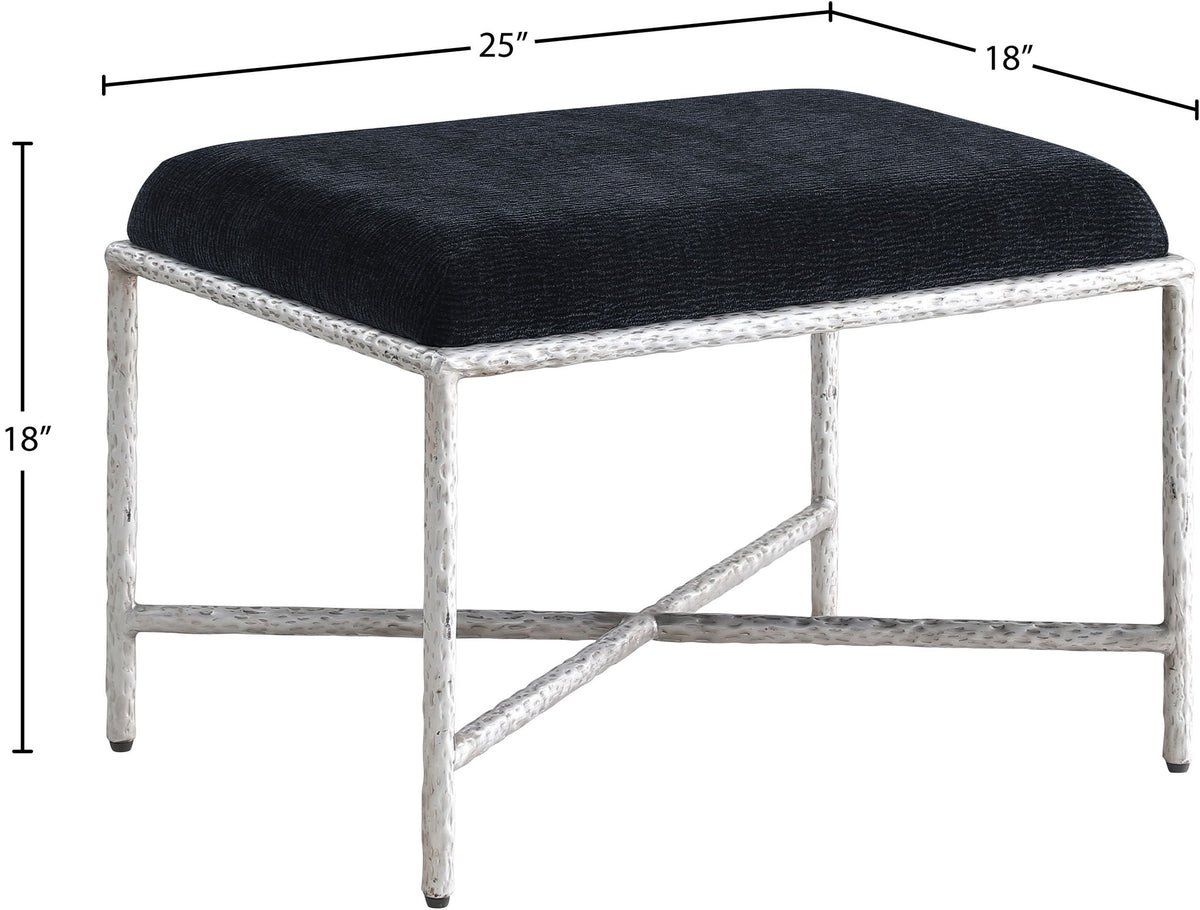 Valley - Bench With Silver Frame