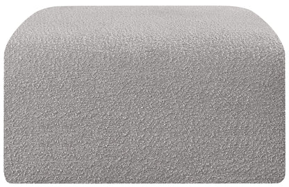 Arc - Boucle Fabric Ottoman