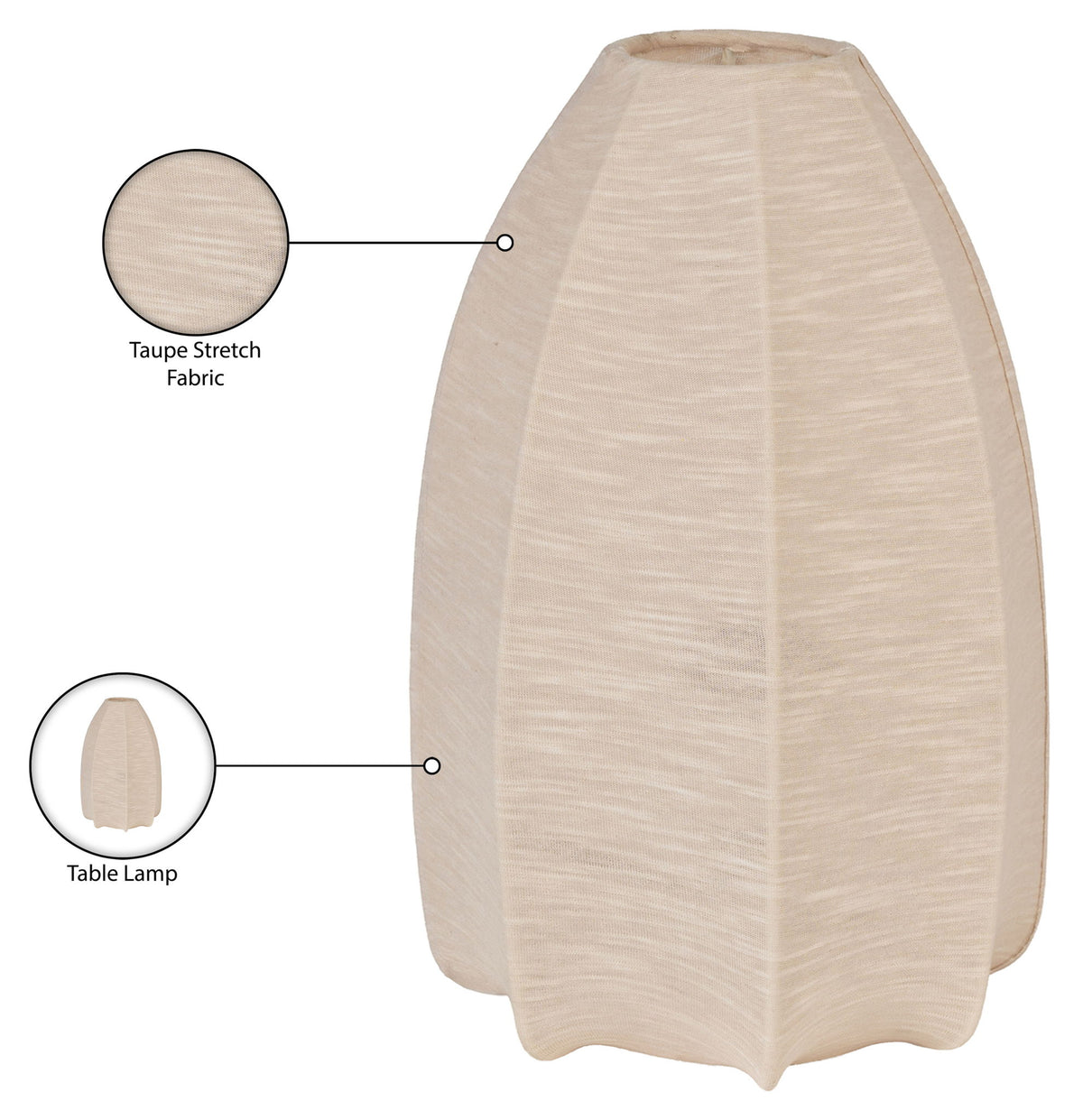 Lumaire - Stretch Fabric Table Lamp