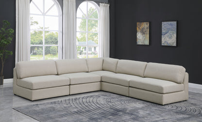 Beckham - 5 Piece Modular Corner Armless Sectional