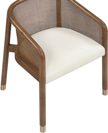 Sylvan - Vegan Leather Dining Chair (Set of 2) - Brown Frame