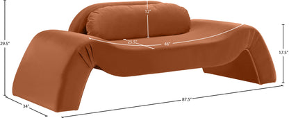 Austin - Velvet Loveseat