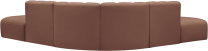 Arc - Faux Leather 6 Piece Corner Modular Sofa