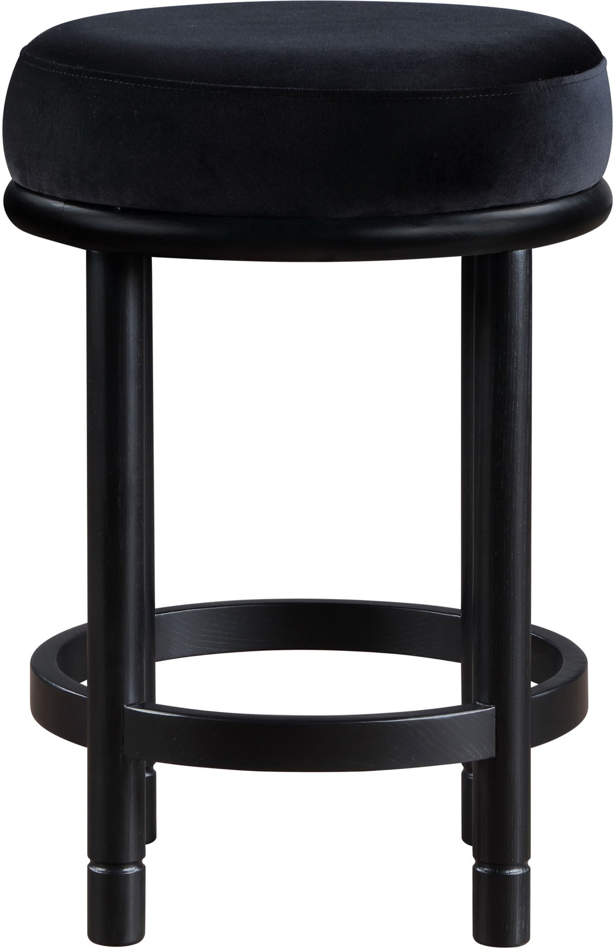 Monette - Counter Stool With Black Base