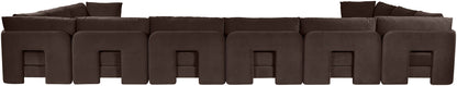 Hammond - Velvet Performance Fabric Upholstered 10 Piece Sectional