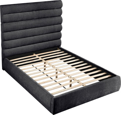 Adam - Chenille Fabric Bed With 70.5" Headboard
